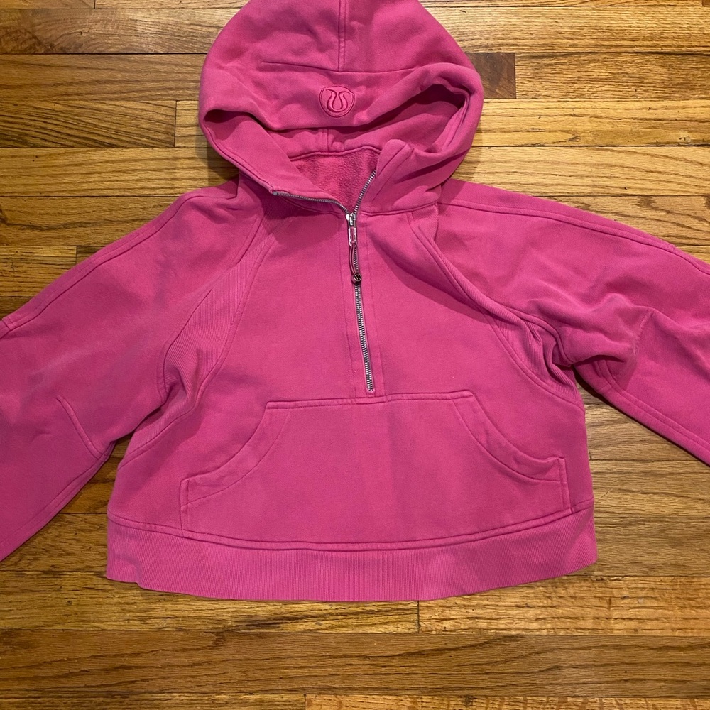 Lululemon Athletica Pink Jacket with Hood and Zipper